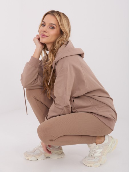 Džemperis-RV-BL-9805.24-tamsiai smėlio spalvos