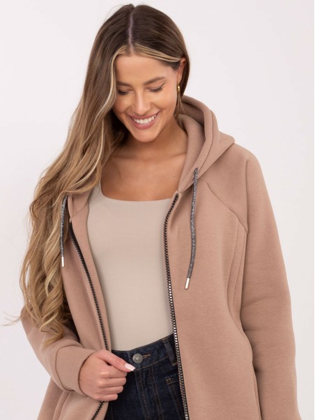 Džemperis-RV-BL-A1027.79-tamsiai smėlio spalvos