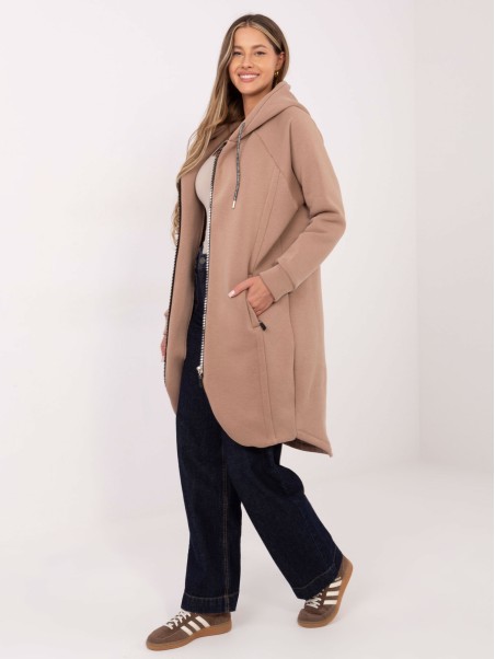 Džemperis-RV-BL-A1027.79-tamsiai smėlio spalvos