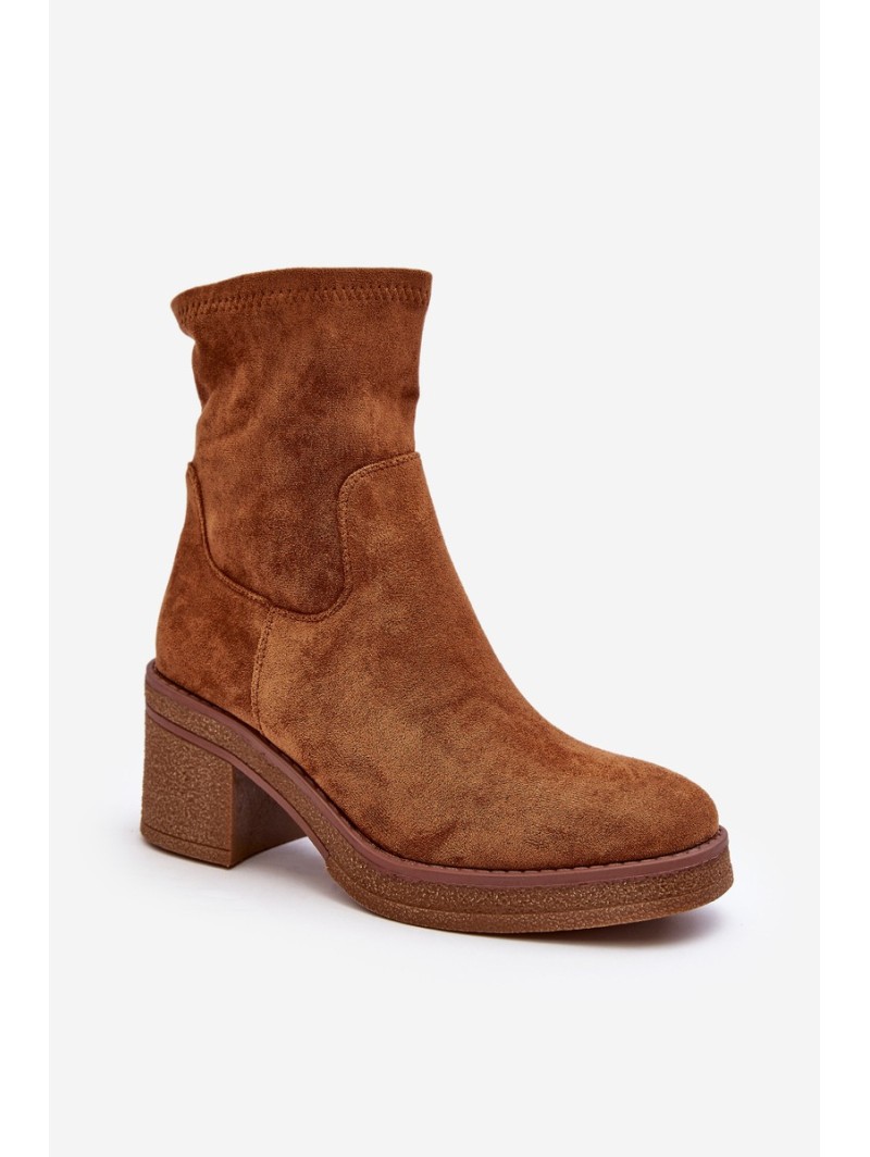 Women's ankle boots with a heel Camel Argastis