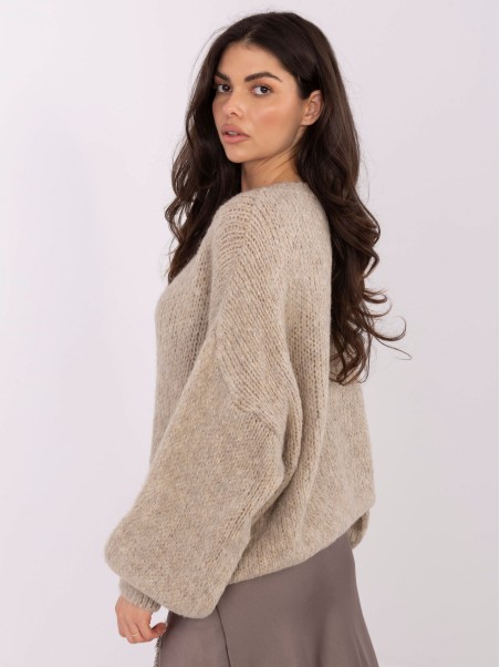 Megztinis-MI-SW-1610.18-smėlinės spalvos