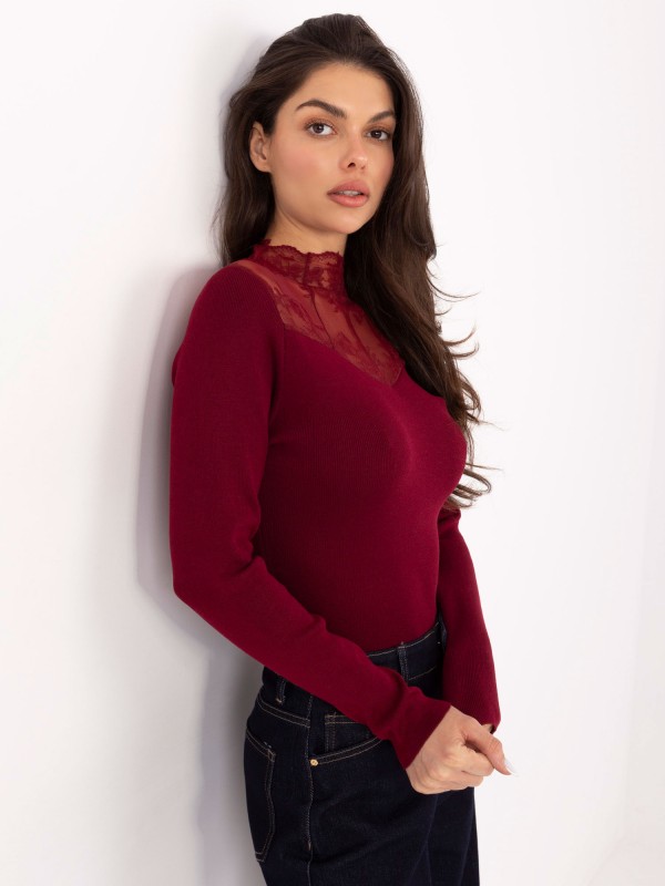 Megztinis-PM-SW-YIS1078.81-bordo spalvos