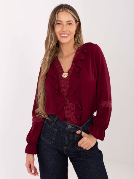 Palaidinė-IT-BZ-8738.24-bordo spalvos