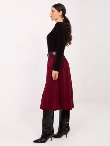 Sijonas-IT-SD-FL9838.49-bordo spalvos