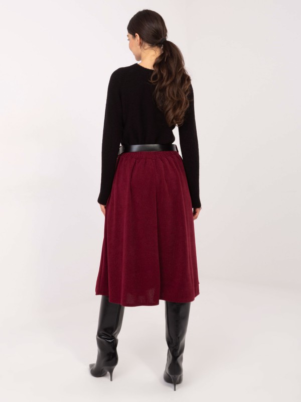 Sijonas-IT-SD-FL9838.49-bordo spalvos