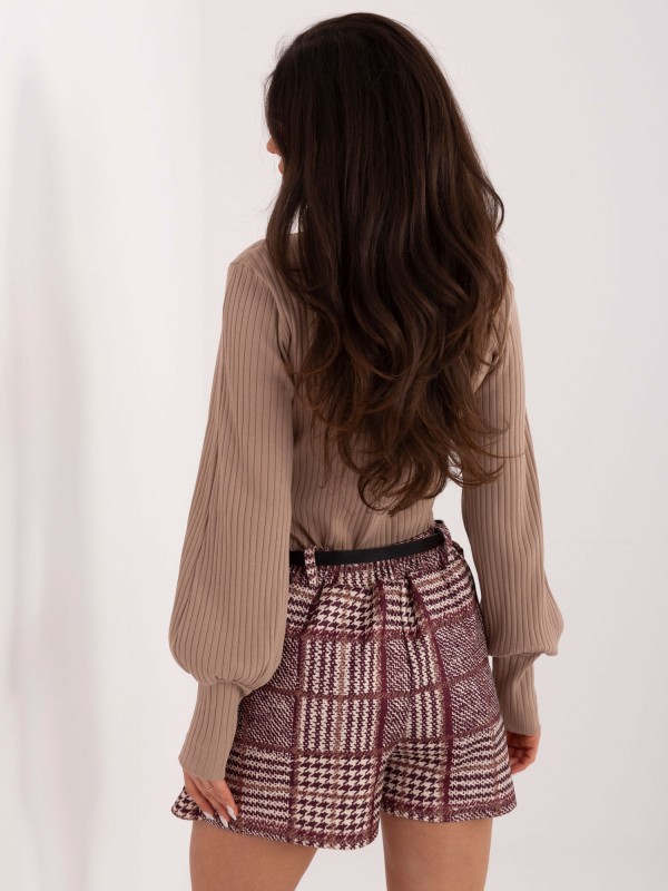 Šortai-IT-SN-18932.84-bordo spalvos