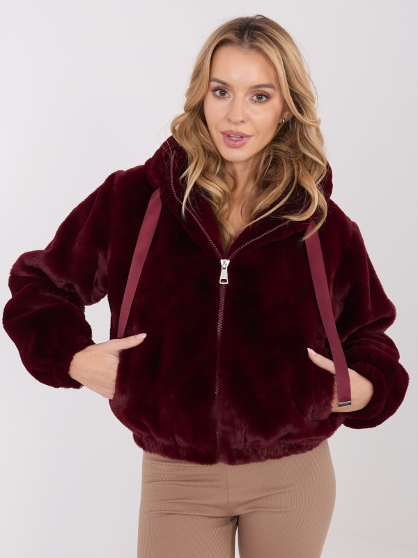 Švarkas-IF-KR-G230111.97P-bordo spalvos