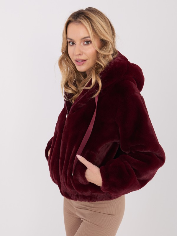 Švarkas-IF-KR-G230111.97P-bordo spalvos