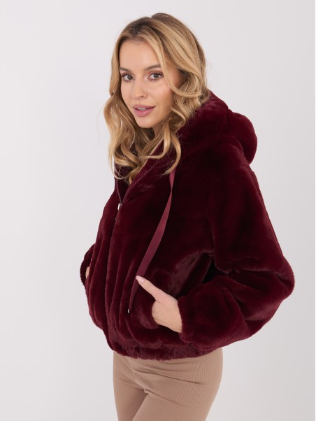 Švarkas-IF-KR-G230111.97P-bordo spalvos