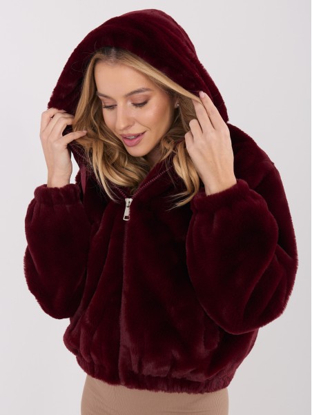 Švarkas-IF-KR-G230111.97P-bordo spalvos