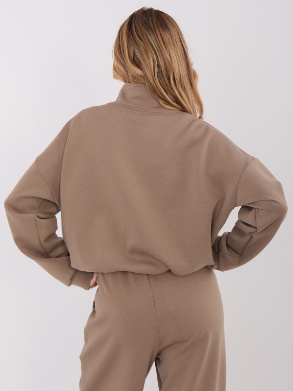 Džemperis-SM-BL-A1562.33-tamsiai smėlio spalvos