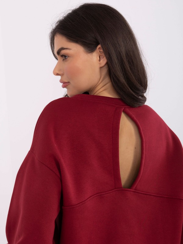 Megztinis-RV-BL-A1044.78-bordo spalvos