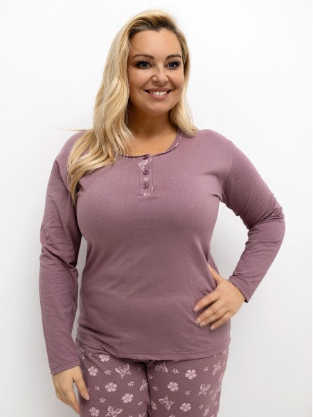 Pižama-DU-PI-FP-500.25-tamsiai rožinė