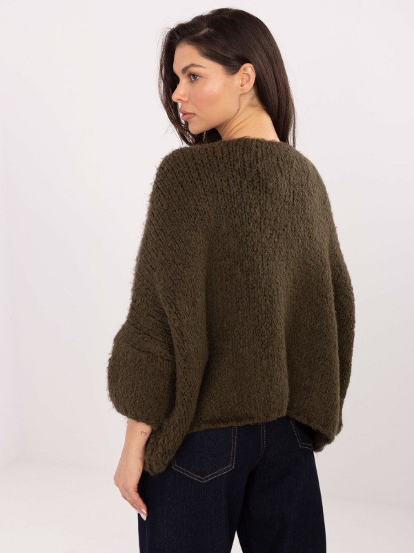 Megztinis-IT-SW-7705.02-chaki spalvos 2