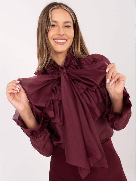 Marškinėliai-IT-KS-28882.03-bordo spalvos