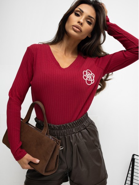 Palaidinė-RV-BZ-A1057.15P-bordo spalvos