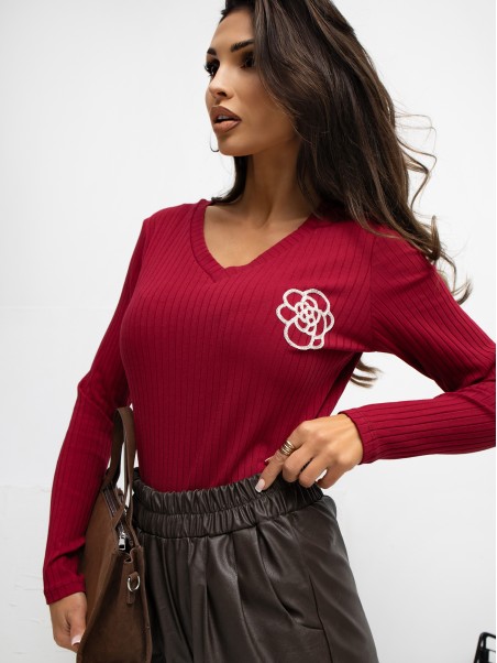 Palaidinė-RV-BZ-A1057.15P-bordo spalvos