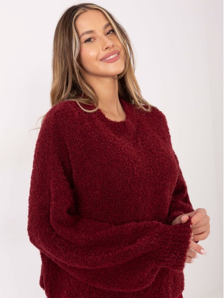 Megztinis-CH-SW-72610.62-bordo spalvos