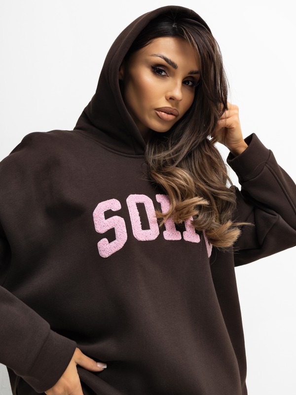 Džemperis-RV-BL-A1043.17-tamsiai rudas