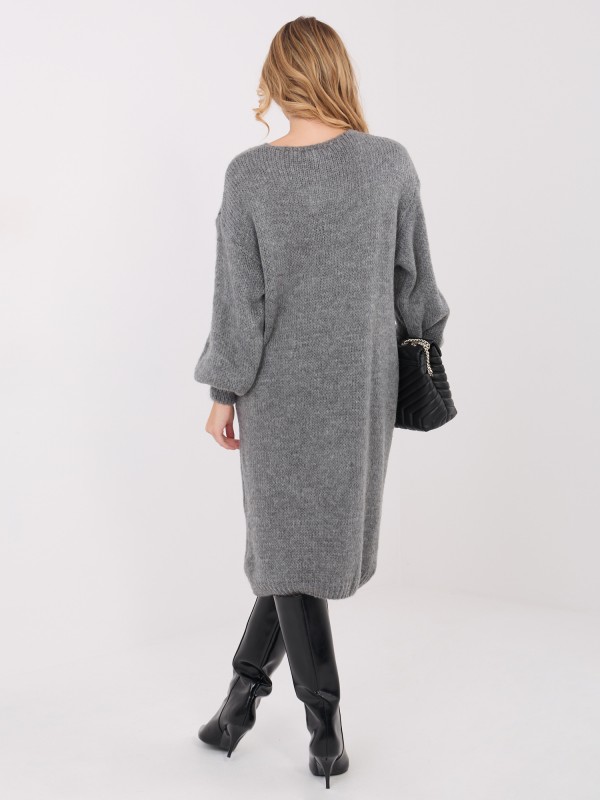 Suknelė-IN-SK-5962.22-tamsiai pilka