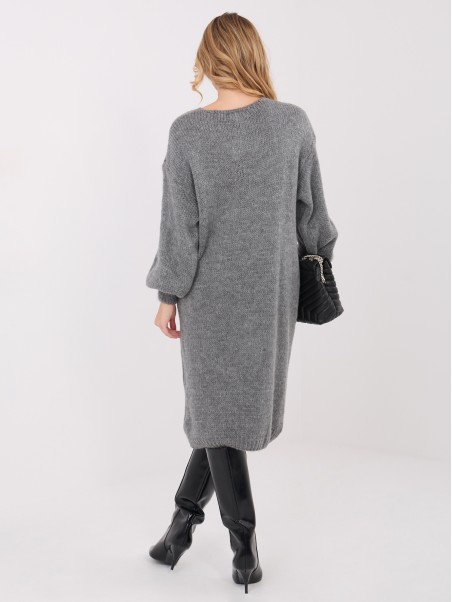 Suknelė-IN-SK-5962.22-tamsiai pilka