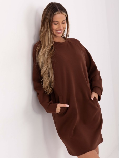 Suknelė-MJ-SK-H4210.66-ruda