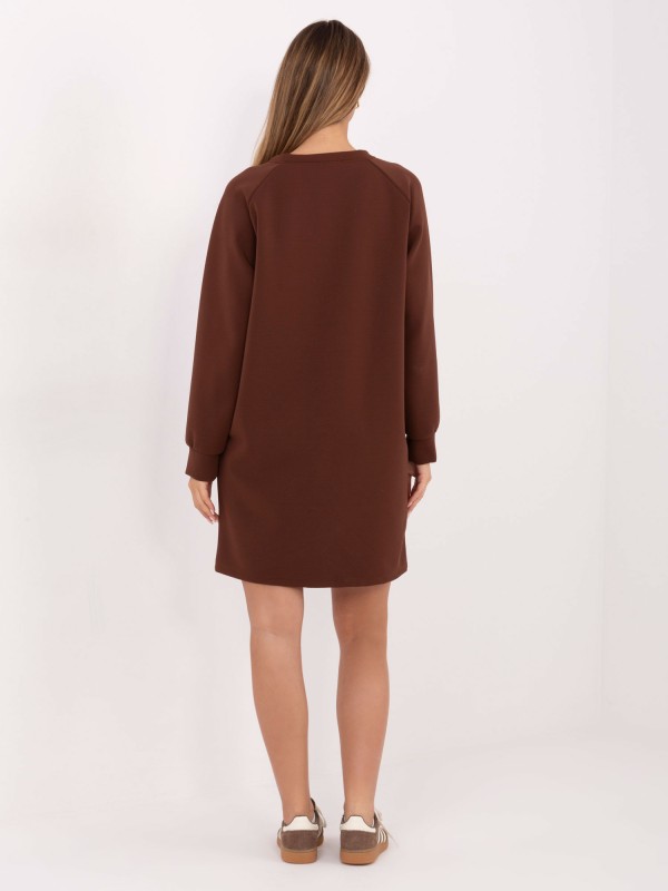 Suknelė-MJ-SK-H4210.66-ruda