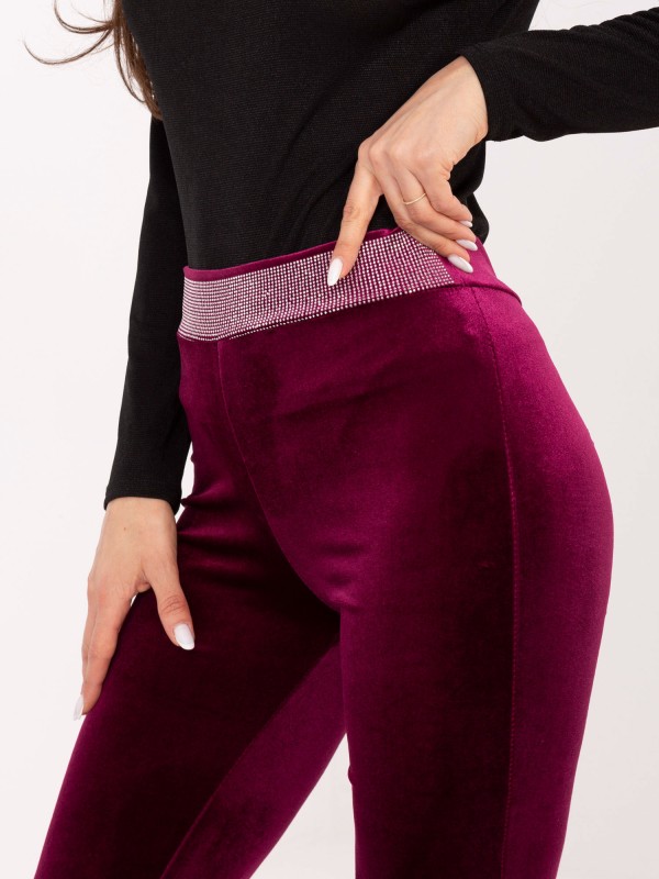 Kelnės-IT-SP-21903.52-bordo spalvos