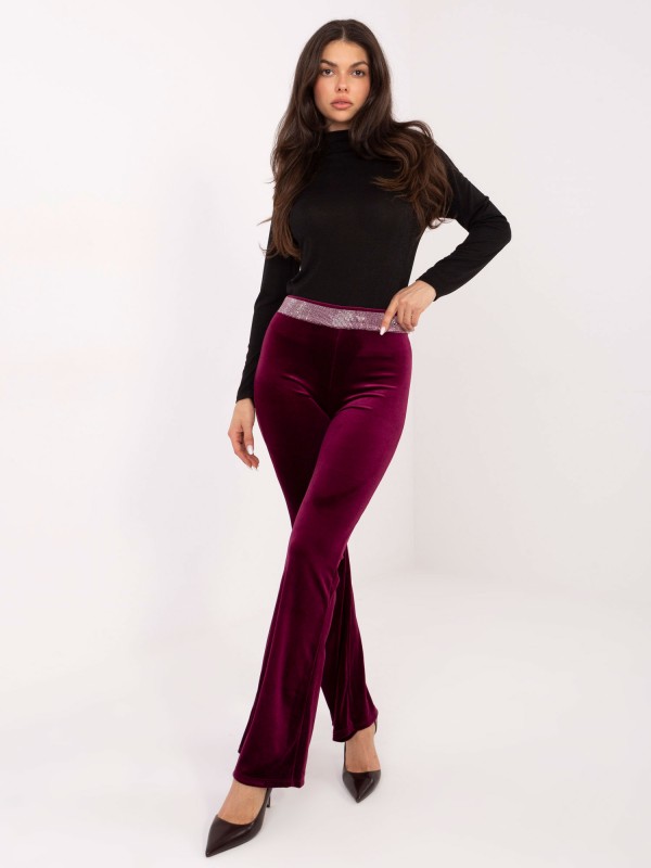 Kelnės-IT-SP-21903.52-bordo spalvos