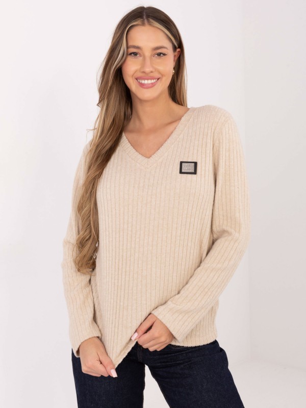 Megztinis-RV-SW-A1025.80-smėlinės spalvos