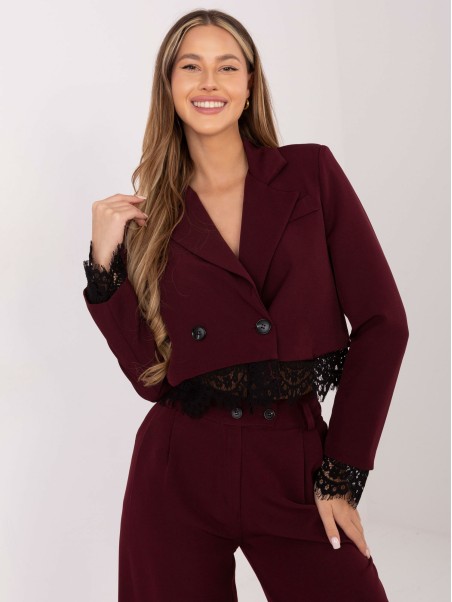 Švarkas-IT-MA-FL9972.72-bordo spalvos