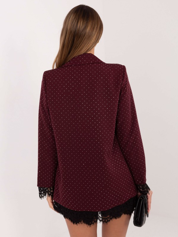 Švarkas-IT-MA-FL9916-1.07P-bordo spalvos 2