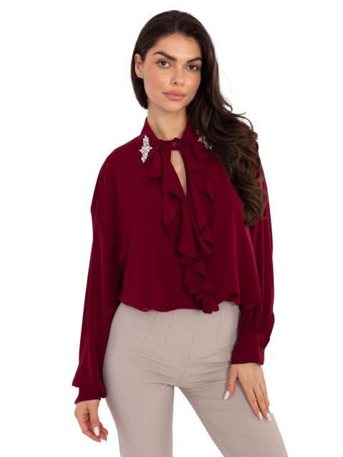Bluzka-IT-BZ-28995.25-bordowy 2