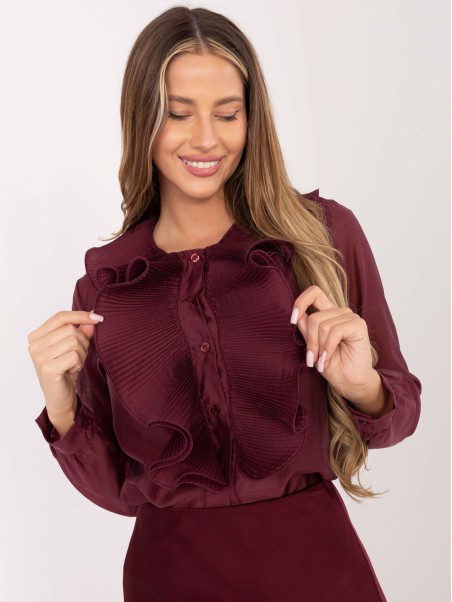 Marškinėliai-IT-KS-28990.05P-bordo spalvos
