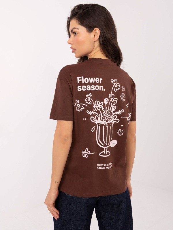 Marškinėliai-D12022AH02645V-tamsiai rudi