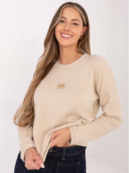 Megztinis-RV-SW-A1026.52-smėlinės spalvos