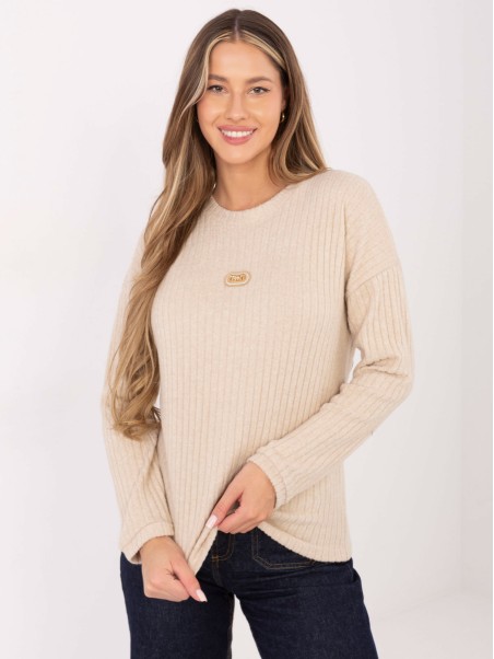 Megztinis-RV-SW-A1026.52-smėlinės spalvos