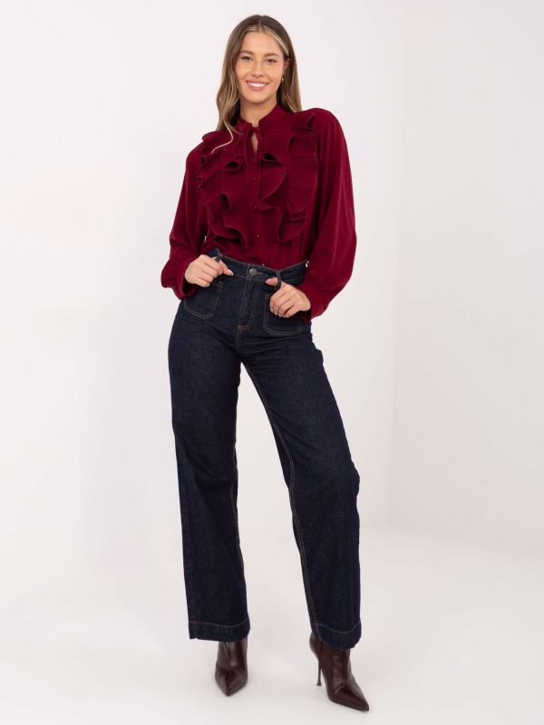 Marškinėliai-IT-KS-29033.87-bordo spalvos