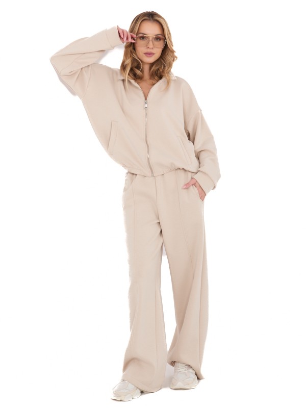 Džemperis-SM-BL-A1562.33-šviesiai smėlio spalvos