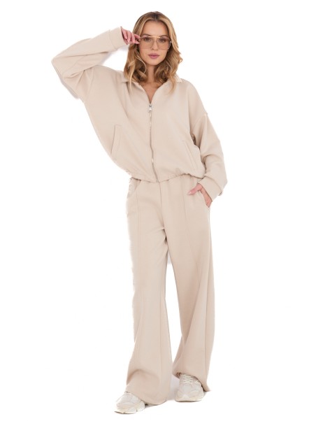 Džemperis-SM-BL-A1562.33-šviesiai smėlio spalvos