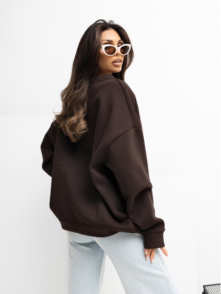 Džemperis-RV-BL-A1035.13-tamsiai rudas