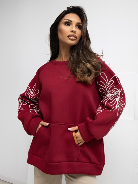 Megztinis-RV-BL-A1042.25-bordo spalvos