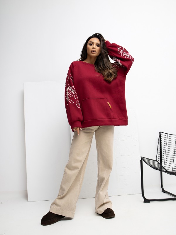 Megztinis-RV-BL-A1042.25-bordo spalvos