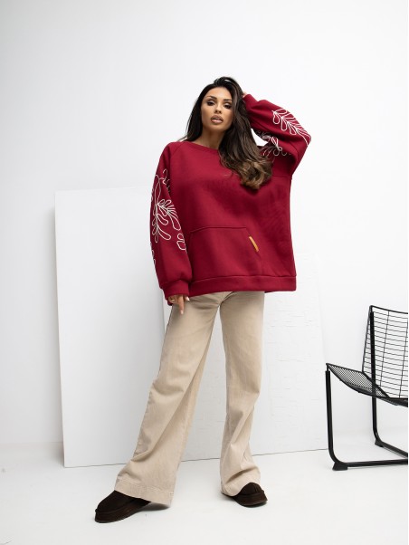 Megztinis-RV-BL-A1042.25-bordo spalvos