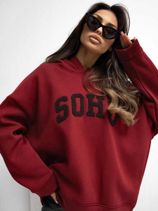 Megztinis-RV-BL-A1043.17-bordo spalvos