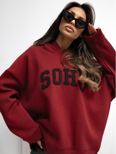 Megztinis-RV-BL-A1043.17-bordo spalvos