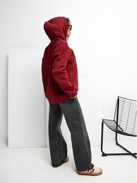 Megztinis-RV-BL-A1043.17-bordo spalvos