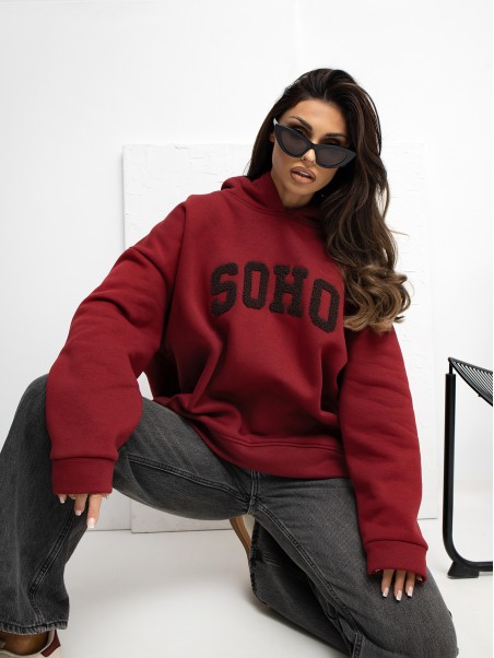 Megztinis-RV-BL-A1043.17-bordo spalvos