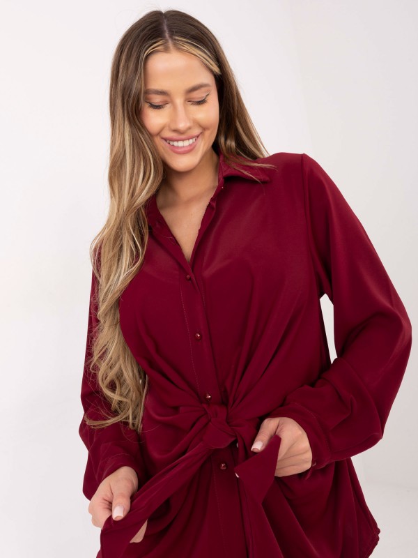 Marškinėliai-IT-KS-29053.69-bordo spalvos