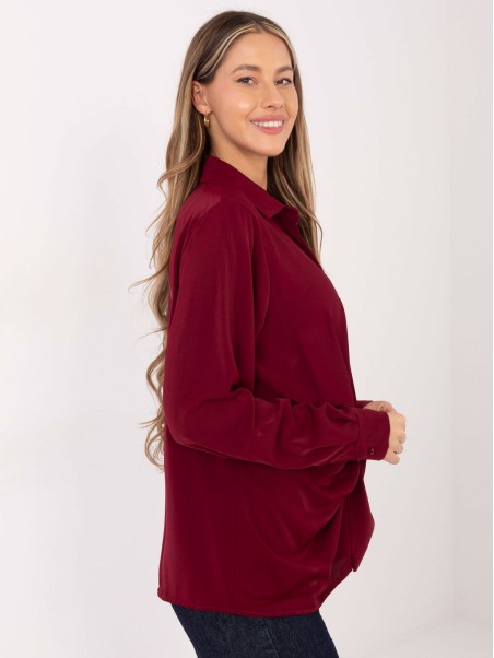 Marškinėliai-IT-KS-29053.69-bordo spalvos